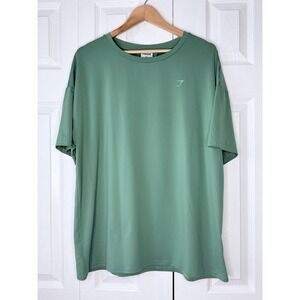 Gymshark x Whitney Simmons Oversized Shirt Women's Alive Spell Out Wicking XL